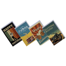 Male Birthday Greeting Card & Envelope  